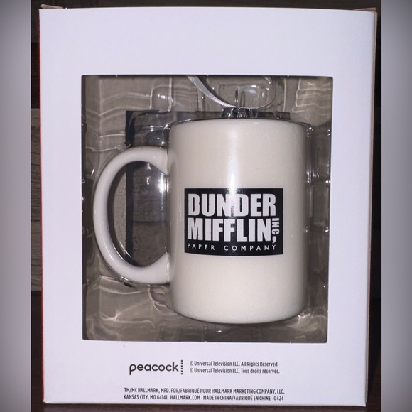 The Office World's Best Boss Coffee Mug Christmas Ornament - NEW - Picture 8 of 12